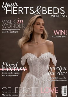 Cover of the April/May 2026 issue of Your Herts & Beds Wedding magazine
