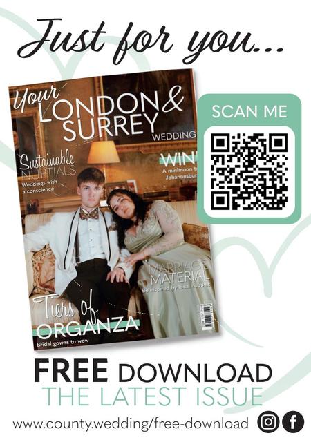 View a flyer to promote Your London and Surrey Wedding magazine