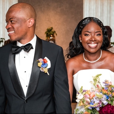 Real Weddings: Bold and Beautiful