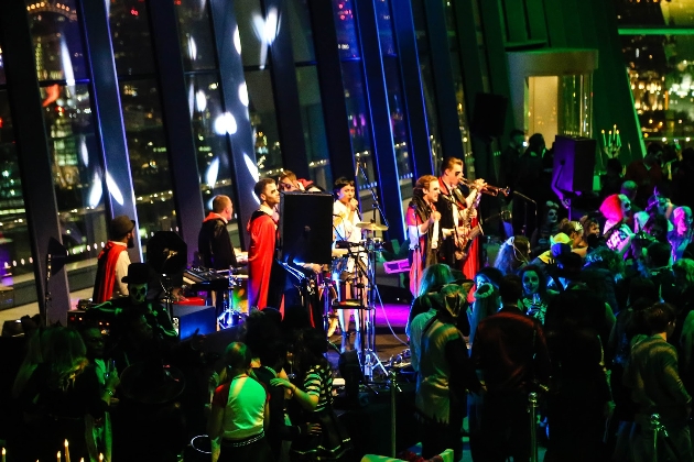 Party with a band. 