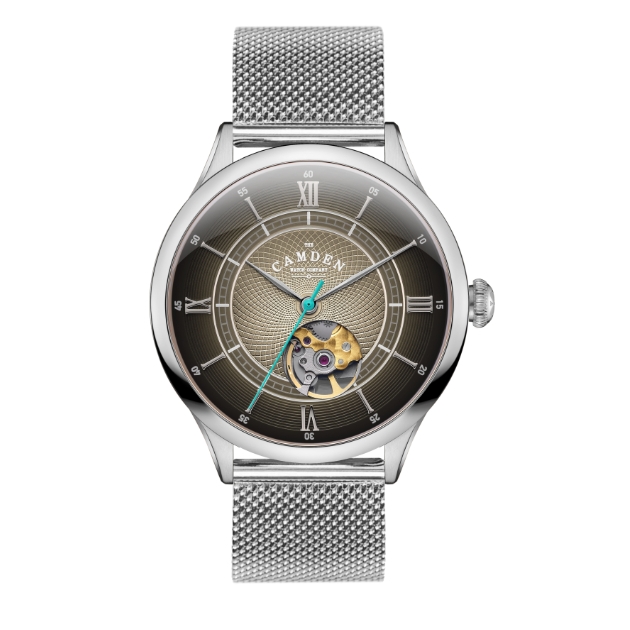 silver mesh watch