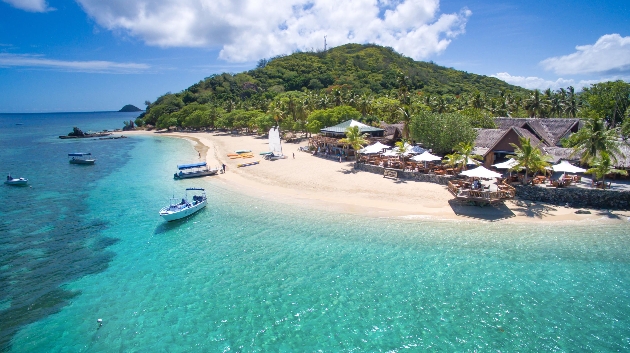 A tropical island